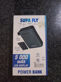 Brand New!!! Supa Fly Power Bank Dual Pack 5000MAH