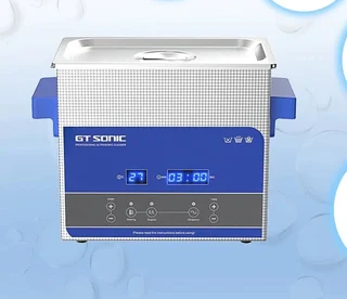 3L 100W Ultrasonic Bath with Heater, Timer and Metal Basket for Cleaning Jewelry and/or Brass (10005