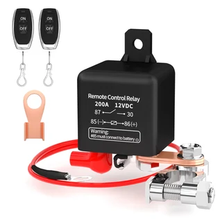 12V Battery Remote Controlled Disconnect - Cut Off Isolator Switch (10006641)