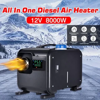 8000W 12V Diesel Powered Portable Home/Workshop/Car/Bus/Truck Heater System - RED (10005851)