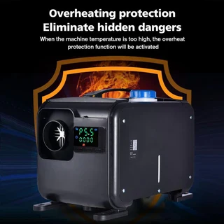 8000W 12V Diesel Powered Portable Home/Workshop/Car/Bus/Truck Heater System - RED (10005851)