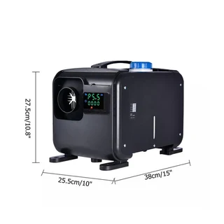 8000W 12V Diesel Powered Portable Home/Workshop/Car/Bus/Truck Heater System - RED (10005851)