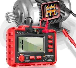 ANENG MH11 Digital Megohmmeter for 250/500/1000V Insulation, Earth Resistance Meter Voltmeter, Megge