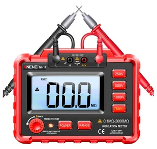 ANENG MH11 Digital Megohmmeter for 250/500/1000V Insulation, Earth Resistance Meter Voltmeter, Megge