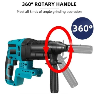 Impact Wrench, Angle Grinder, Hammer Drill, Electric Drill &#43; 2x 48V Batteries Set (10007235)