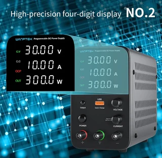 Wanptek Adjustable DC power supply 30V 10A 300w USB Digital Lab Bench Power Source Stabilized Power