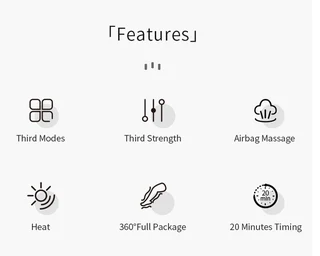 Air Pressure Leg Massager - Promotes Blood Circulation (10005985)