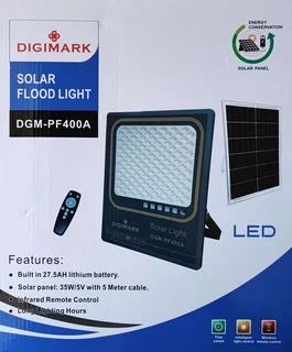 Digimark DGM-PF400A 300W Outdoor Solar Floodlight with 27.5ah Lithium Battery (10006178)