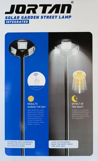 Jortan 300watt Solar Charged Lithium Powered LED Street/Walkway/Garden Light (10007028)