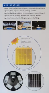Jortan 300watt Solar Charged Lithium Powered LED Street/Walkway/Garden Light (10007028)