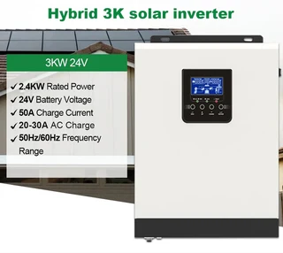 POWMR 3000VA/2400W Pure Sine Wave Hybrid Solar Inverter