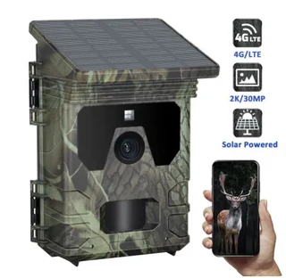 HC-600 Pro 4G 30MP 2K HD Solar Power Outdoor Camera with Infrared Tracking (10006938)