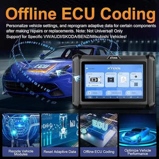 XTOOL D7S Automotive Bidirectional Diagnostic Scan Tool with ECU Coding (10006865)