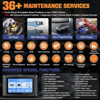 XTOOL D7S Automotive Bidirectional Diagnostic Scan Tool with ECU Coding (10006865)