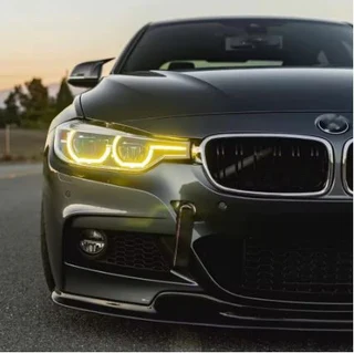 Bright Yellow Daytime Running Lights For BMW 3 Series F30 LCI 3&#39; F31Angel Eyes (10007474)