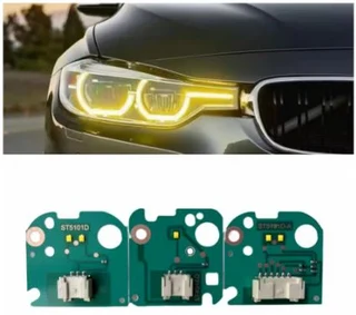 Bright Yellow Daytime Running Lights For BMW 3 Series F30 LCI 3&#39; F31Angel Eyes (10007474)