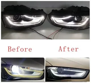 Headlight LED Daytime Running Light For Audi A4/B8 2012 to 2015 Super Bright White Light (10007470)
