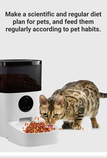 Cat/Dog Smart Food Dispenser with Wifi Camera and Voice Recorder - (10005925)