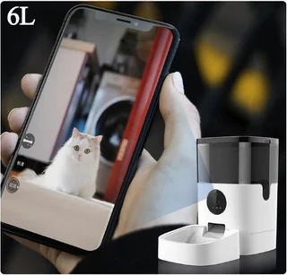Cat/Dog Smart Food Dispenser with Wifi Camera and Voice Recorder - (10005925)