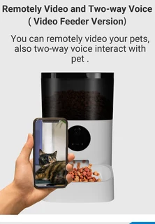 Cat/Dog Smart Food Dispenser with Wifi Camera and Voice Recorder - (10005925)