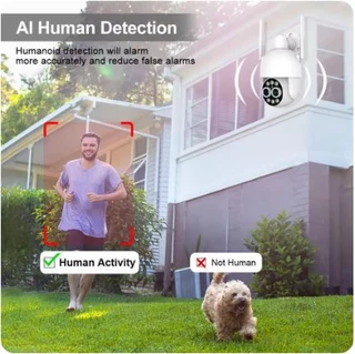 JT-CLEAR 4MPx4MP Dual Lens Binocular Zoom Wifi Ball Wireless IP Camera  (10007133)