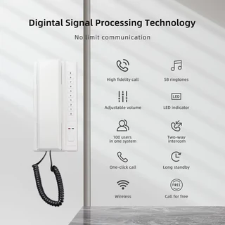 Jeatone 433MHz Wireless Secure Telephone Intercom System (10007496)