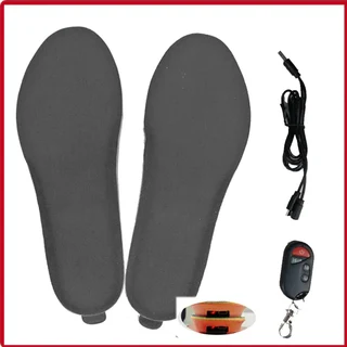 USB Remote Controlled and Rechargeable Electric Heated Shoe Insole Kit (10004863)