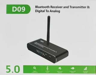 D09 Wireless Bluetooth Receiver/Transmitter and Digital to Analog Converter (10006395)