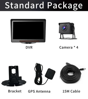 Bluavido 4G Android 9.0 Car and Truck DVR