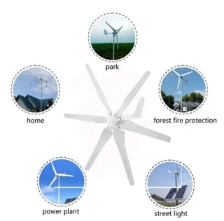 FLTNXY POWER 800W 48V Small Wind Turbine for Home Power Generation with MPPT Controller (10005850)
