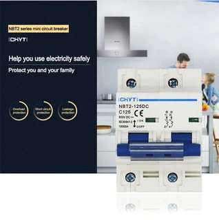 2Pole 125A DC 600V Circuit Breaker for Solar PV Systems (10005942)