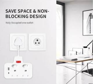 REDISSON RN-04 USB 4 Way Multiplug with USB&#43;Type-C (10007511)