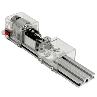 DC 24V Mini Lathe Machine for Wood Working, Bead making, DIY, Lathe (10003996)