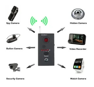 CC308 Full Range Anti Spy Bug, Wireless Camera, Cell Phone, GPS, RF Signal Detector (11000217)
