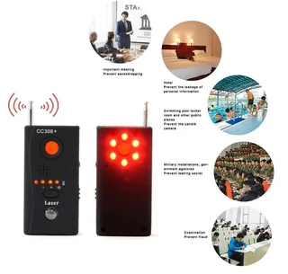 CC308 Full Range Anti Spy Bug, Wireless Camera, Cell Phone, GPS, RF Signal Detector (11000217)