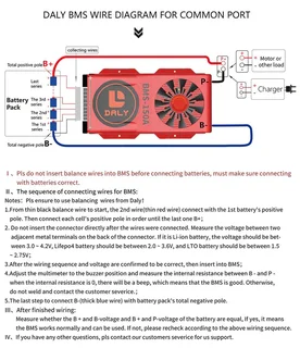Daly 3.2V LiFePo4 8S 24V 30A  LFP PCM Battery Protection Board BMS with Balance (10004991)
