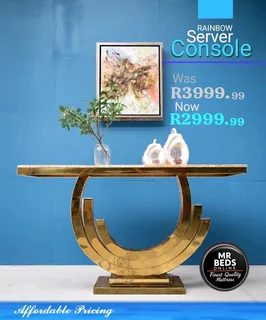 Gold stainless steel console for sale