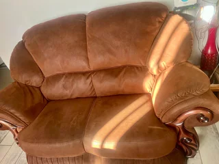 6 seater suede brown Sofas