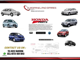 Specialising In Honda Automotive New Parts.body Panels,bumper,bonnet,h