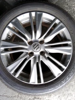 We are selling a set of clean 16 inch as good as new Suzuki mag wheels with 90% Bridgestone tyres