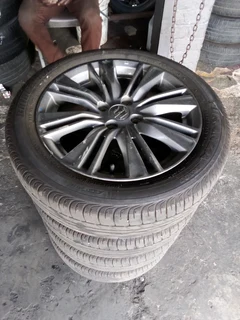 We are selling a set of clean 16 inch as good as new Suzuki mag wheels with 90% Bridgestone tyres