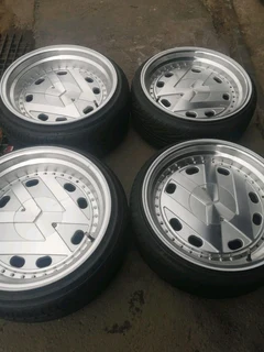 17 inch clean 4 holes mag rims wide and narrow with low profile tyres pcd 4/100 and 4/108
