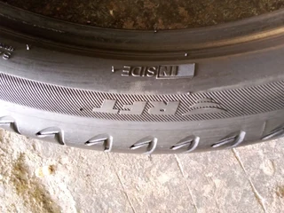 Two 80% Run flat Bridgestone tyres 245/40 21 in a very good condition all clean.