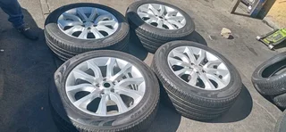 We Are Selling A Set Of 20 Inch Ranger Rover Mag Rims With Good Tyres In A Very Good Condition
