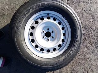 We are selling 17 inch clean as good as new Nissan Navara spare wheel with Dunlop tyre
