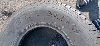 Two brand new tyres Kenda Redial 285/85 16 all clean.Never been fitted on the car.No repairs.