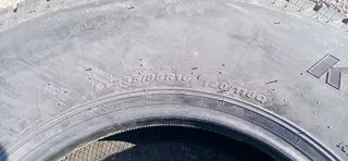 Two brand new tyres Kenda Redial 285/85 16 all clean.Never been fitted on the car.No repairs.