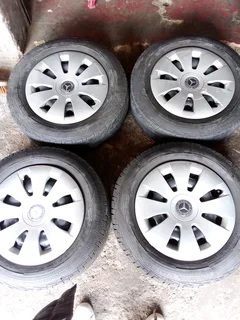 We are selling a set of clean original 16 Mercedes Benz Vito combie. Steel rims still new.