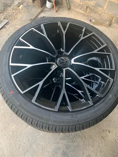 Brand new 17 inch VW polo wheels and brand new low profile tyres. Pcd 5/100.Never been fitted.