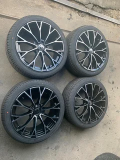 Brand new 17 inch VW polo wheels and brand new low profile tyres. Pcd 5/100.Never been fitted.